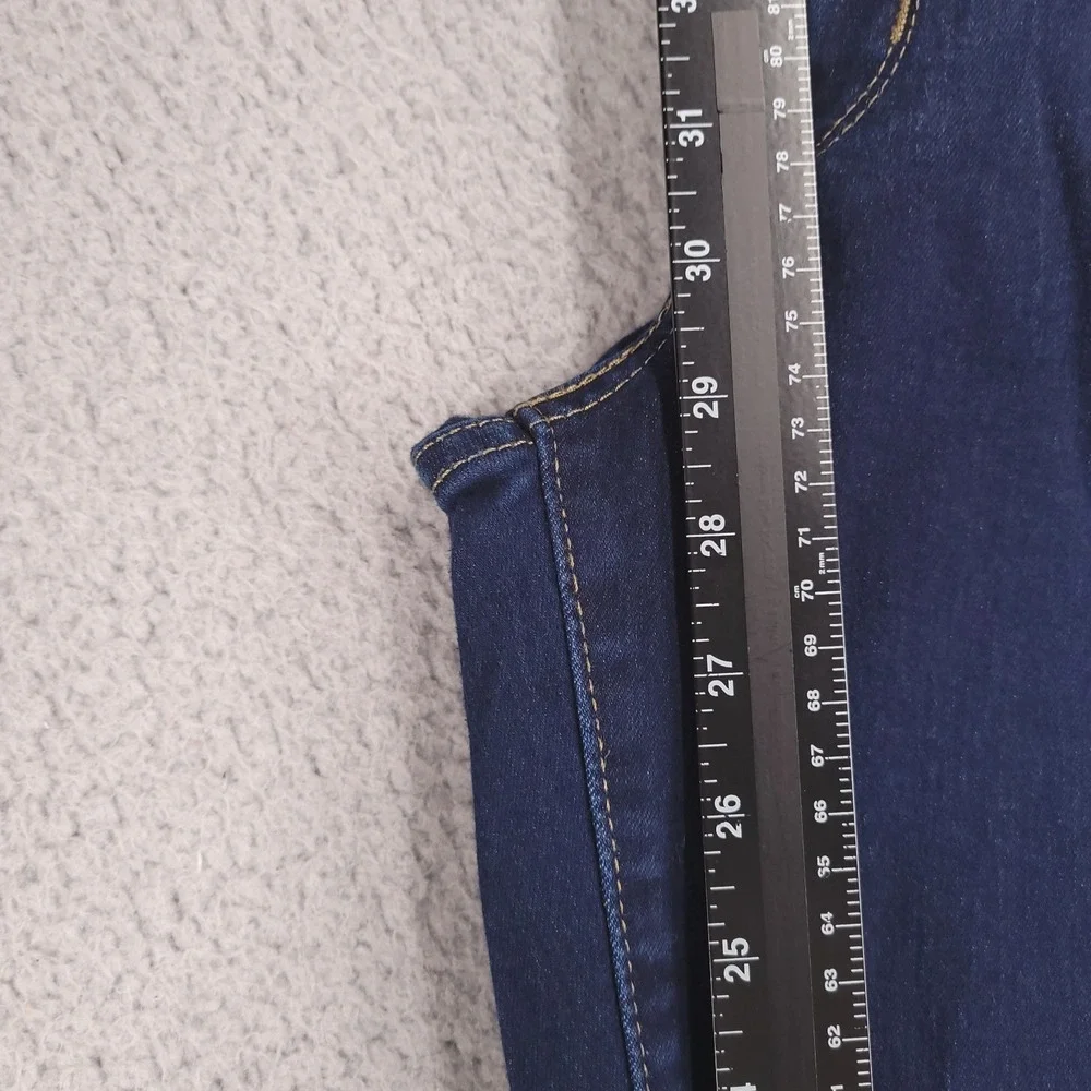 LEVIS 711 Jeans Size 32 Skinny Mid Rise Dark Wash Stretch Denim 32x29